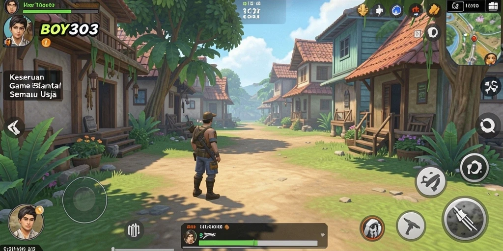 Tampilan gameplay menarik dari BOY303 yang menyenangkan.