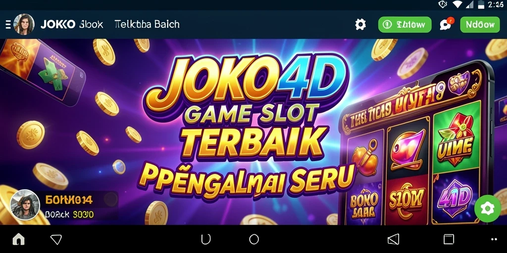 Tampilan gameplay Slot JOKO4D yang menarik dan interaktif.