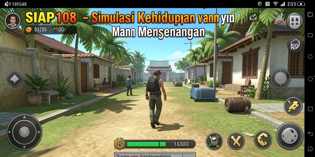 Tangkapan layar utama SIAP108 menampilkan gameplay simulasi yang mengasyikkan.