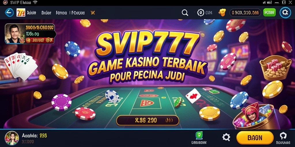 Tampilan gameplay SVIP777 yang menarik dan mendebarkan.
